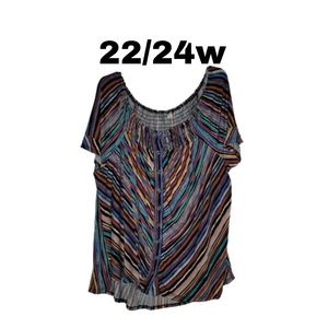 C EST 1946 color striped top size 22/24